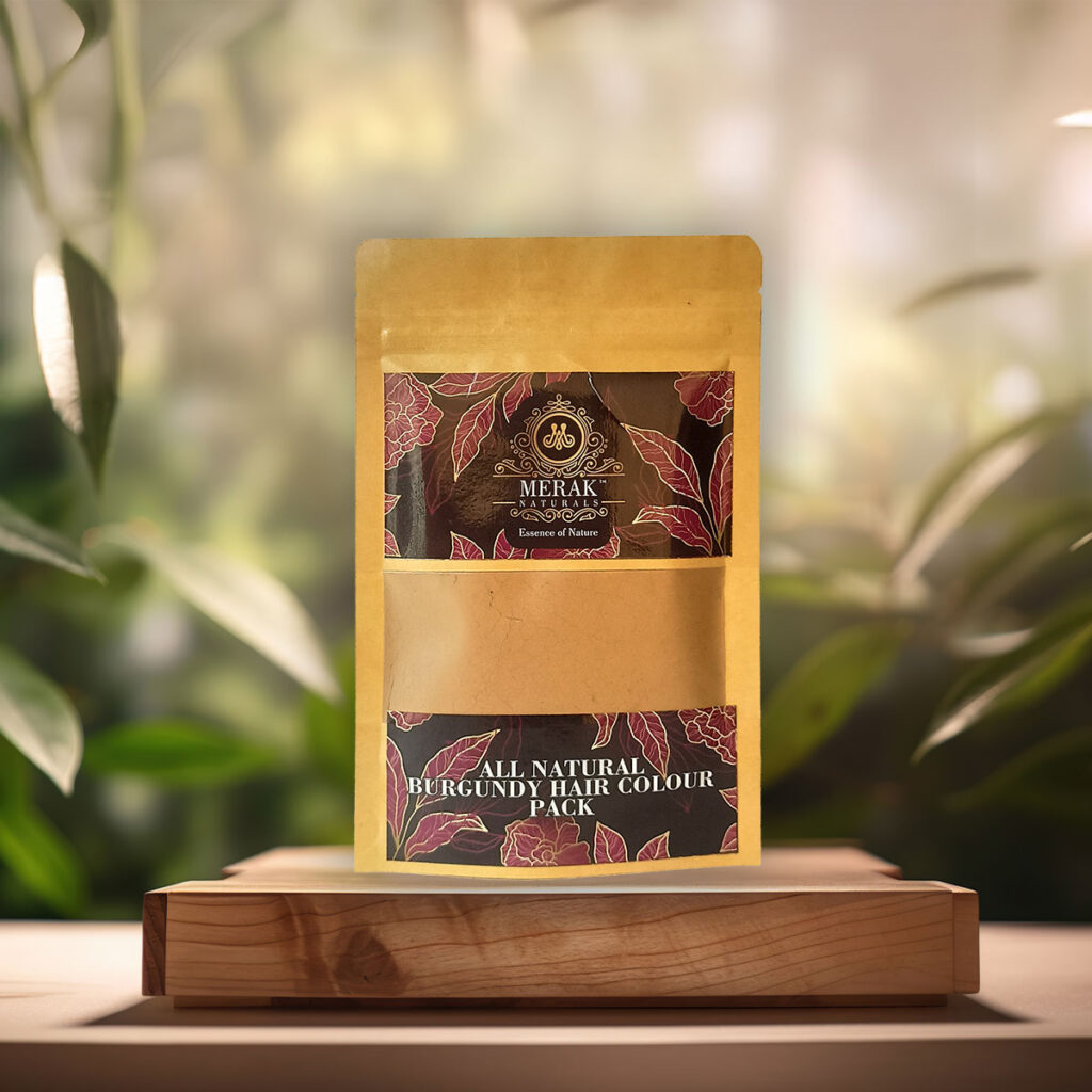 All Natural Burgundy Hair Colour Pack